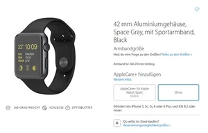 Apple Watch (1st gen.) 1. generation - 2015 - NEU - NEW - SEALED - 42mm - Black - Bild 1 von 9