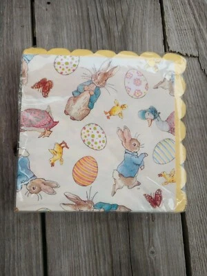 Meri Meri Potter Peter Rabbit Napkins Scalloped Edge Art Journal 20 Count Pkg  - Image 1 of 3
