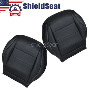 For 2020-2024 Mercedes-Benz GLE350 GLS450 Front Bottom Leather Seat Cover Black - Picture 1 of 1