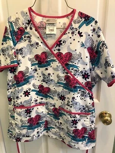womens scrub top med - Picture 1 of 3