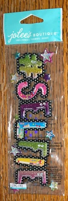 RARE Jolees Selfie Title Hashtag #selfie Twitter Photo Cell Phone Scrapbook 3D - Image 1 of 4