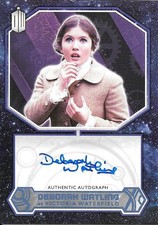 Doctor Who Deborah Watling as Victoria Waterfield Signed Card 26/50