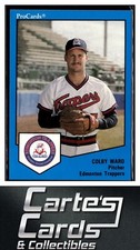 Colby Ward 1989 ProCards Minor League Team Sets #568  Edmonton Trappers