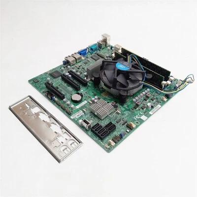 Supermicro X9SCL Micro ATX LGA 1155 Xeon E3-1240 3.30GHz 8GB Motherboard w/ I/O - Image 1 of 4