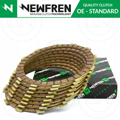 KIT SERIE 8 DISCHI FRIZIONE COMPLETI NEWFREN DUCATI HYPERMOTARD 1100 2008 2009 - Immagine 1 di 2