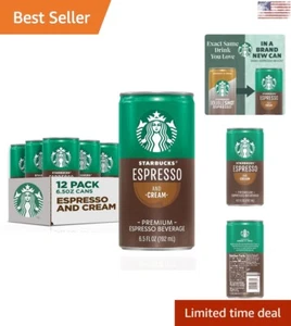 Caffè Crema Espresso Intensa - Comoda Confezione da 12 - Pronto da Bere - Foto 1 di 8