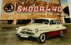 SKODA 440 ~ ORIGINALPROSPEKT (M) - Bild 1 von 1