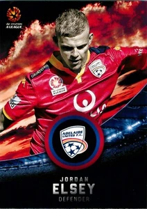 2016 2017 ADELAIDE UNITED A-League Card JORDAN ELSEY - Picture 1 of 3