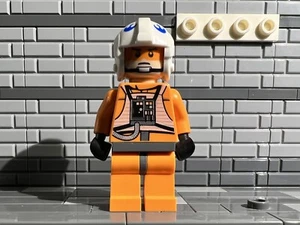 LEGO Star Wars Rebel X-Wing Pilot Minifigure (9677) sw0399 - Picture 1 of 2
