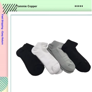 Tommie Copper 4PK UltraGuard Compression Ankle Socks, Infra Basic, Medium - Picture 1 of 1