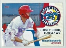 2021 Jersey Shore BlueClaws (High A-Philadelphia Phillies) Hunter Markwardt
