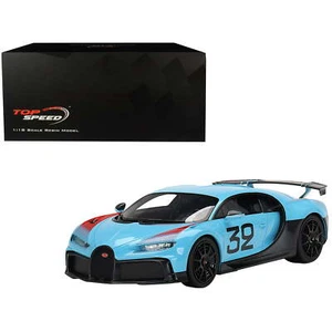 Bugatti Chiron Pur Sport Grand Prix #32 scala 1/18 velocità massima TS0399 - Foto 1 di 3