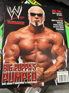 WWF WWE Magazine JANUARY 2003 Scott Steiner + Poster - Picture 1 of 3