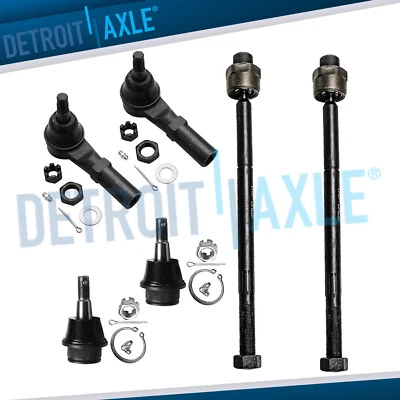 6 件装前领带杆和球接头悬挂套件适用于 2002 - 2005 道奇 Ram 1500 5-Lug — 第 1/4 张图片