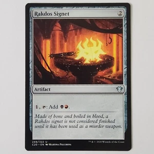 Rakdos Signet - Commander 2020 (C20) - NM/VLP - 249 - MTG - Picture 1 of 2
