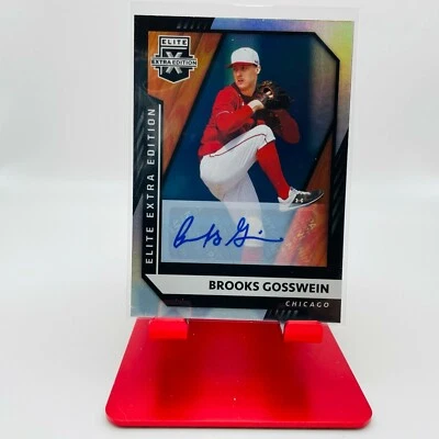 2021 Panini Elite Extra Edition #124 Brooks Gosswein Autograph - Image 1 of 2