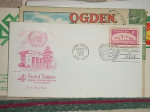 FDC 4C UNITED NATIONS GENERAL ASSEMBLY 1946-1950 FLUSHING NEW YORK PM 1959 #10 - Bild 1 von 3