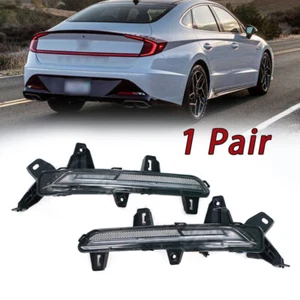 2Pcs LED Rear Bumper Reflector Light Stop Lamp For Hyundai Sonata 2020-2022 - Picture 1 of 6
