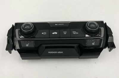 2017-2018 Honda Civic AC Heater Climate Control OEM B06008 - Image 1 of 4