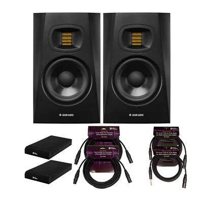 Adam Audio T5V 5 Inch Studio Monitor with Isolation Pads and Cables - Image 1 of 4