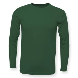 Long Sleeve Sun Shirt UPF SPF 50+ UV Protection Microfiber Dark Green - Picture 1 of 3