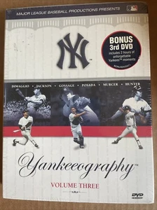 New York Yankees Yankeeography Volume THREE DVD Baseball NYC (NEW/SEALED) - Bild 1 von 4