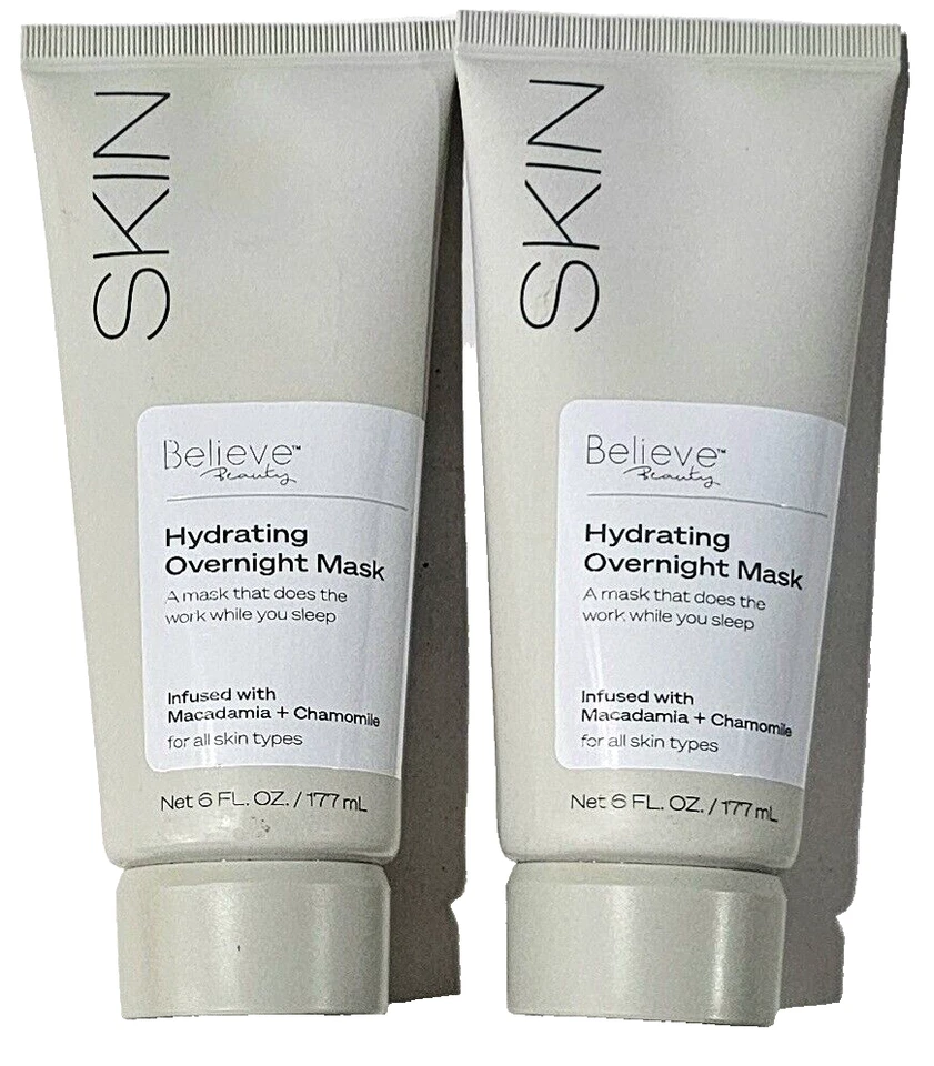 2 Pack Skin Believe Beauty Hydrating Overnight Mask Macadamia Chamomile 6oz - Image 1 of 1