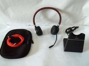 Casque Bluetooth stéréo sans fil Jabra Evolve 65 HSC018W MS avec base - Photo 1/6