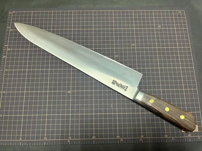 kitchen knife Masamoto Souhonten Gyuto Carbon Steel 33cm handle un - Image 1 of 4