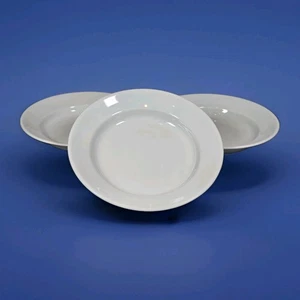 SET OF 3 Apilco Porcelain White Soup Pasta Bowls 10" EUC - Picture 1 of 7