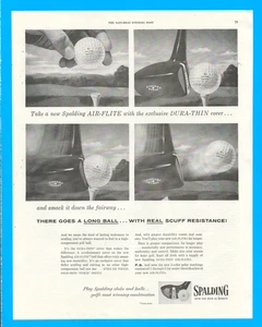 Spalding golf ball air-flite clubs vintage print ad 1955 ephemera - Picture 1 of 3