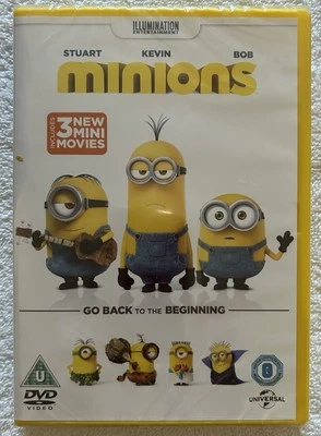 “MINIONS” - SANDRA BULLOCK, JENNIFER SAUNDERS  (UK DVD, 2015) *BRAND NEW SEALED* - Image 1 of 2