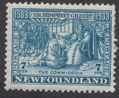 Newfoundland - #217 Sir Humphrey Gilbert Issue, Perf. 13.5 - MH - Image 1 of 2