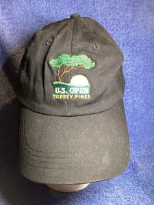 U.S. Open 2008 Torrey Pines Black AHEAD Fitted Headgear L/XL Vintage - Picture 1 of 9