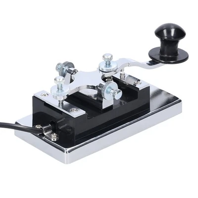K4 Heavy-duty Electric Telegraph Key CW Communication Short Waves Morse Code Key - Image 1 of 4