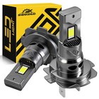 2X H7 LED Headlight Bulbs Kit 55W 12000LM Low Beam 6000K Super Bright White
