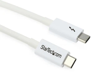 Startech Thunderbolt 3 Cable - 2m, 20 Gbit/s, USB-C - White - Picture 1 of 4