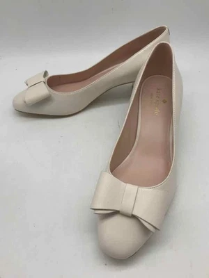Tacones Kate Spade blancos talla 9 usados Foto 1 de 4