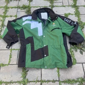 2002 Winter Olympics Marker Brand Green Ski Jacket Salt Lake City Size 3XL - Picture 1 of 17