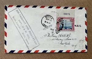 1928 Boise Idaho Air Pageant Cover • Airport Dedication Airmail • Beacon 5¢ - Picture 1 of 6