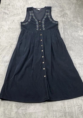 Vestido Jersey De Colección Jane Ashely Pana Para Mujer Mediano Cottagecore Capricho Boho Foto 1 de 4