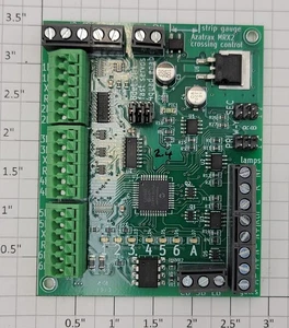 Azatrax MRX2 Grade Crossing Controller PCB Circuit Board without Instructions - Picture 1 of 2