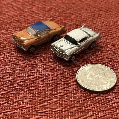Micro Machines Loose Lot LineUp REPAINT PAIR Cadillac LGTI galoob 25gg - Image 1 of 3