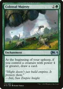 COLOSSAL MAJESTY 173 M19 Core Set 2019 MTG Magic the Gathering - Picture 1 of 1