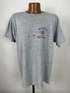 Thrashed 80s Champion T-Shirt 2XL Missouri Athletic Club Grunge Hipster Vintage USA - Bild 1 von 21