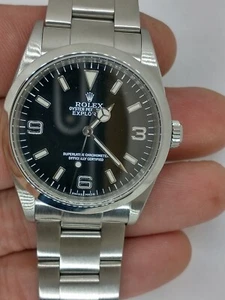 Rolex Explorer 36mm 114270 Full Serviced Authenticated Geneva Group Free ship. - Picture 1 of 4