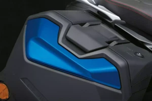 SUZUKI GSX-S1000GX Seitenkofferset komplett mit blauen Cover - Bild 1 von 5