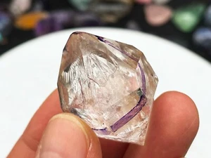 Enhydro quartz crystal Moving bubble Home Decor Raw Crystals and Stones E042134 - Picture 1 of 8