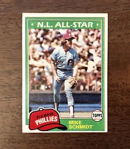 Topps 1981 Mike Schmidt #540 N.L. All Star Baseball Card - Philadelphia Phillies - Picture 1 of 2