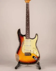 Guitarra Eléctrica Fast Ship 63 ST Reliquia Greg Fessler Sunburst 6 Cuerdas 21 Trastes PI - Imagen 1 de 4